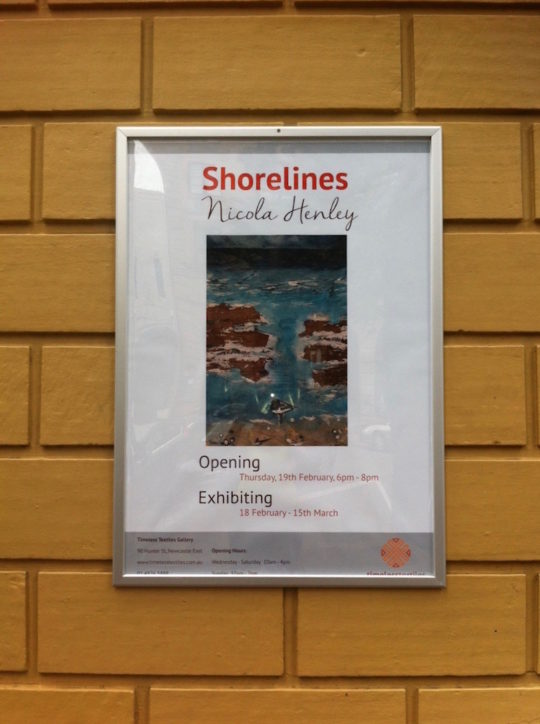 Poster for Shorelines exhibition
