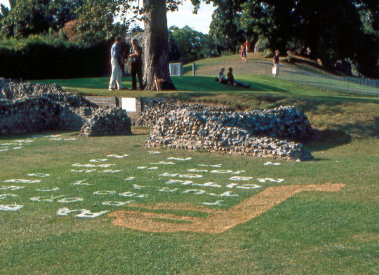 Caroline Bartlett, Codices, 2000, 12 x 10m, stitched metal mesh 2