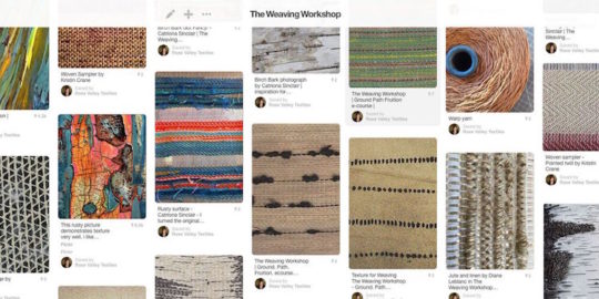 Brittany McLaughlin, The Weaving Workshop, Pinterest Board, 2016