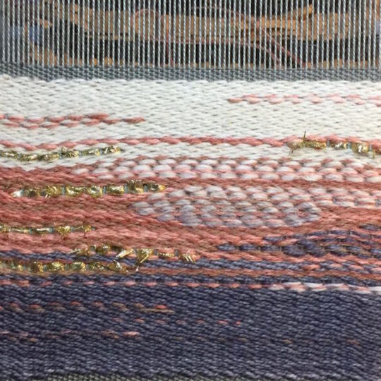 Brittany McLaughlin, The Weaving Workshop, Student Work, Liberty Sticky, Gradiant