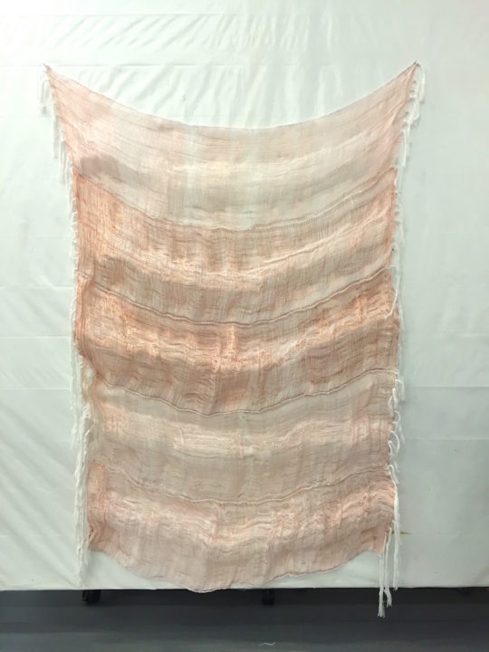 Elise Vazelakis, Woven Copper, 70"Lx60"W, 2015