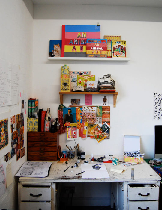 Alice Pattullo, Studio desk