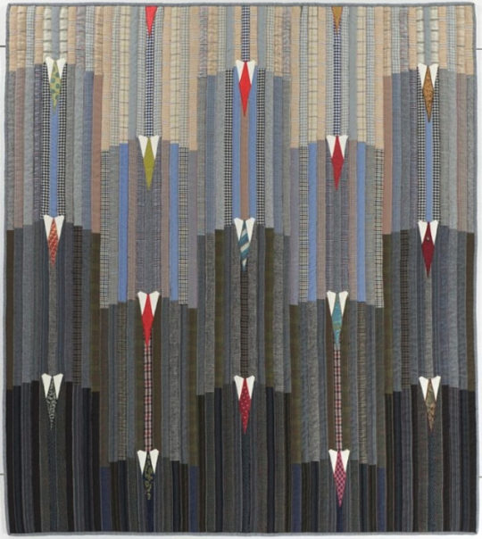 Mary Fogg, City, 132 x 120cm, art quilt