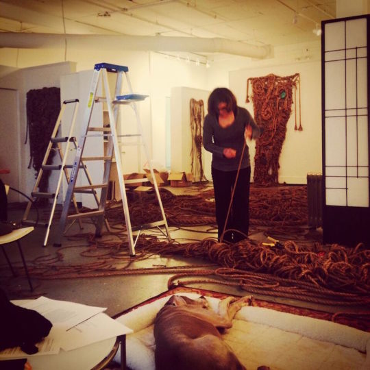 Susan Beallor Snyder, Working in studio