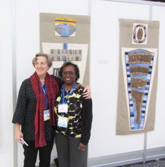 Lindsay Olson with Microbiologist Toni Glymph