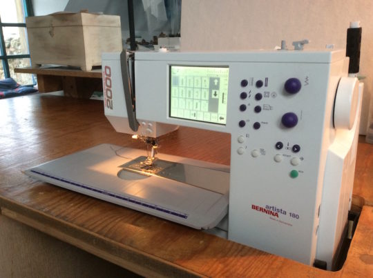 Pauline Burbidge, Bernina sewing machine, artista 180
