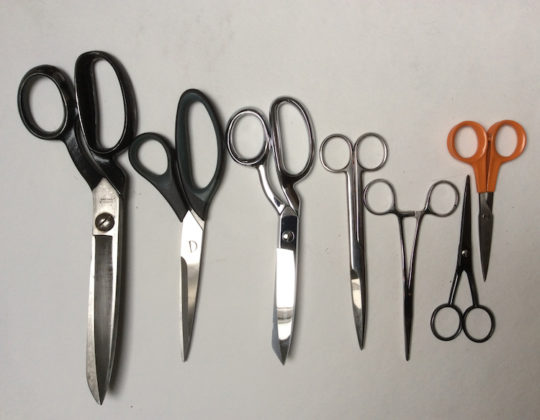 Pauline Burbidge, Selection of scissors