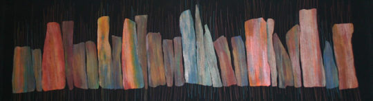Kim Thittichai, Capstones, 6ft x 2ft, 2003