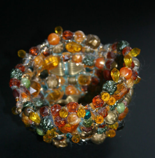 Kim Thittichai, Coiled bowl with beads, 2004