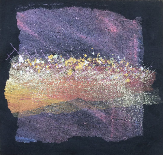 Kim Thittichai, Painted Bondaweb sample, 6" x 6", 2016