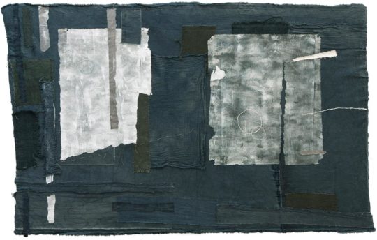 Gizella K Warburton: Sanctum, textile, mixed media, stitch, 154 x 97 x 3cm