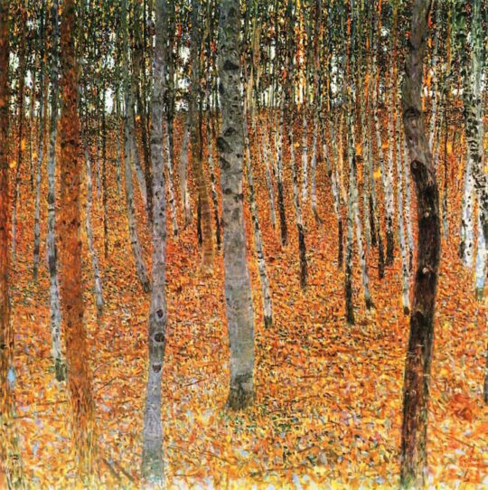 Gustav Klimt, Beech Forest 1