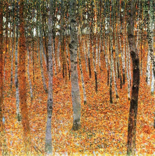 Gustav Klimt, Beech Forest 1