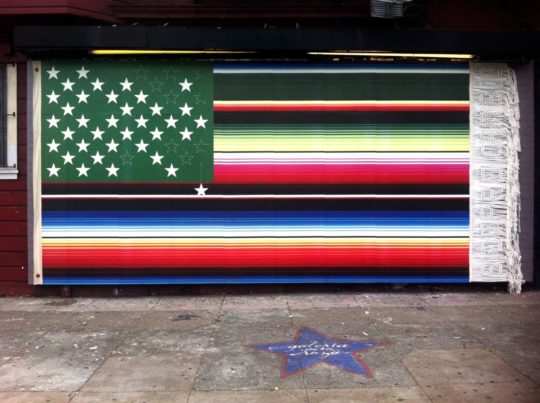 De La Rosa, Study for the 2050 U.S. Flag. Phot courtesy Vic De La Rosa 