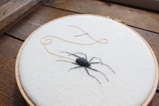 Adam Pritchett, Sewing spider, 2017