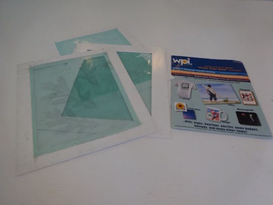 Thermofax Screens developed in a Thermofax imager