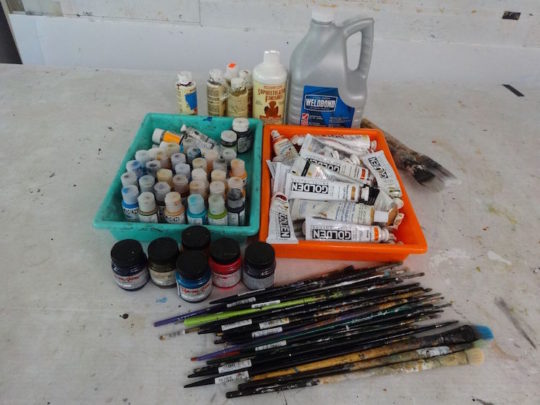 Acrylic Paints, Golden Products, USA