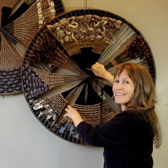 Wendy Carpenter in her gallery.