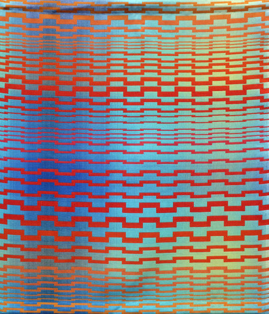 Christiane Maurer, Double Weave, 2016, Cotton, 94x105 cm