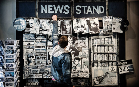 Ian Berry, News stand Installation