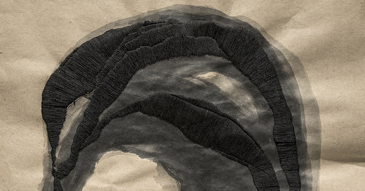 Jason Kriegler: Mixed media paper embroidery