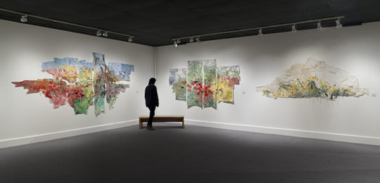 Merill Comeau, exhibition installation view Danforth Art Museum. Photo Will Howcroft Photography