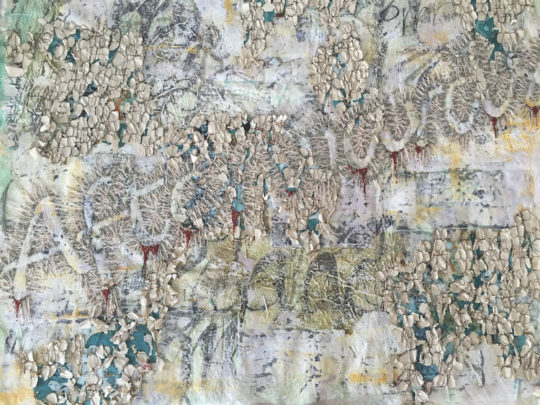 Christine Chester, Palimpsest, 2015, 72 x 64