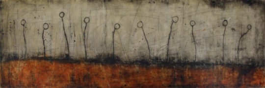 Meta Heemskerk: Encaustic etching