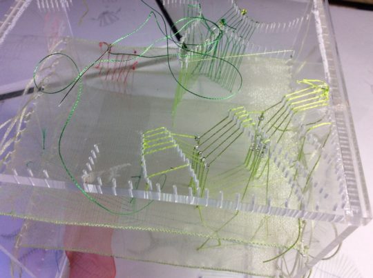 Isobel Currie: Stitch sampling box