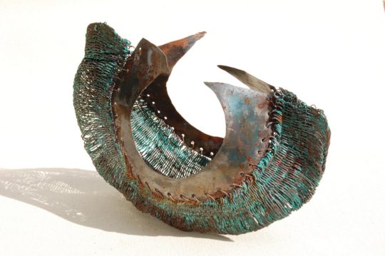 Kieta Jackson: Navicula, 2014, Woven copper