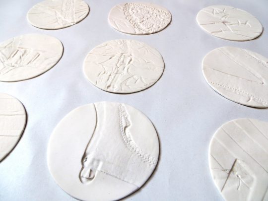 Caroline Bartlett: Porcelain test samples