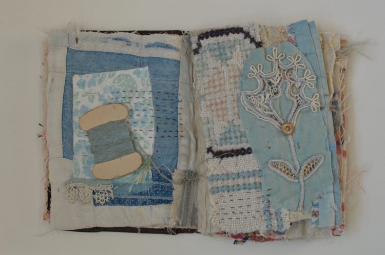 Mandy Pattullo: Stitched book - inside view