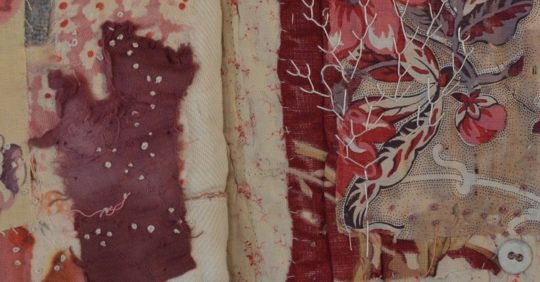 Mandy Pattullo: Stitching the collage and starting to embellish with embroidery