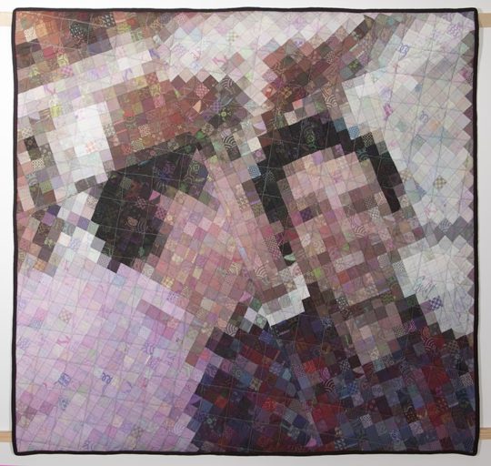 Greg Climer: Nathan and Bryan, 2018, Pieced and quilted cotton fabric
