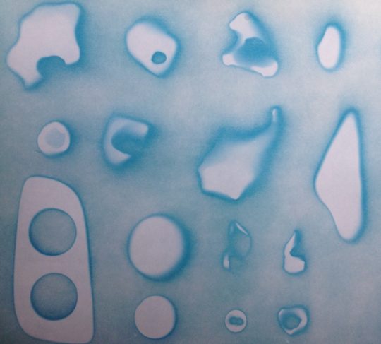 Vanessa Rolf: Cyanotypes developing