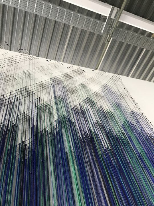 Solenne Jolivet: Shop decor for Armine Ohanyan (Detail), 2019, 143cm x 50cm, Polyester, copper