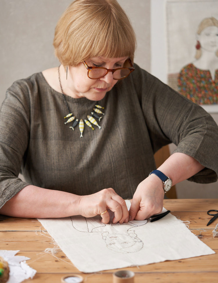 Sue Stone at work