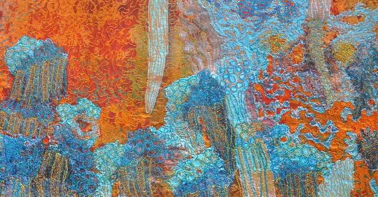 Hannah Rae: Weathered and worn textile art