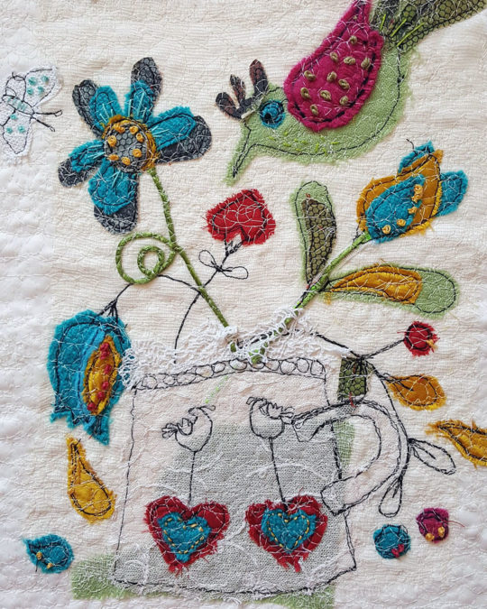 Agnes Keilloh's response to Anne Kelly's stitch challenge (week 6)