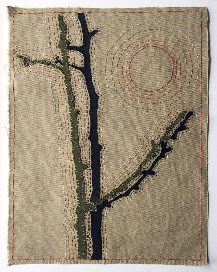 Ginny Rockwood's response to Emily Jo Gibbs's stitch challenge (week 5)