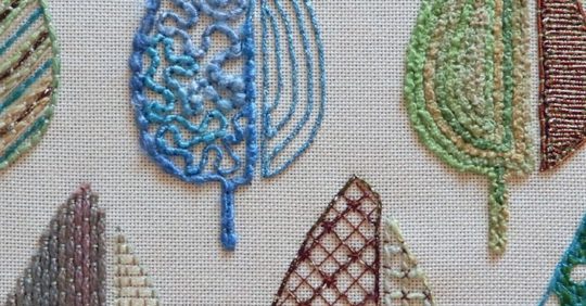 Wendy Burgess's response to Richard McVetis's stitch challenge (week 4)