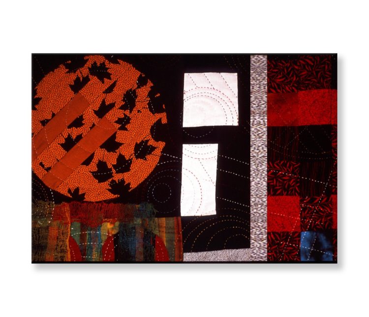 Valerie Goodwin: Taraja's Quilt (Detail), 1999, 66" x 89", Piecing, Hand applique, Hand Quilting