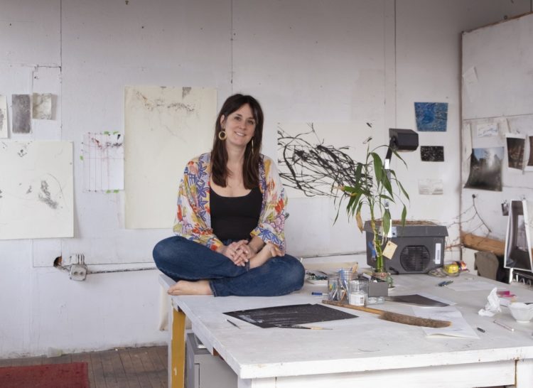 Joetta Maue in her studio