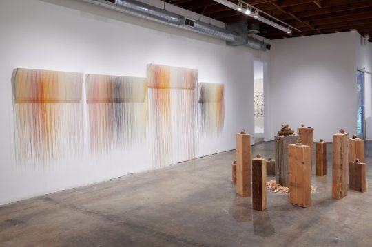 Nike Schroeder: installed at Walter Maciel gallery, Los Angeles