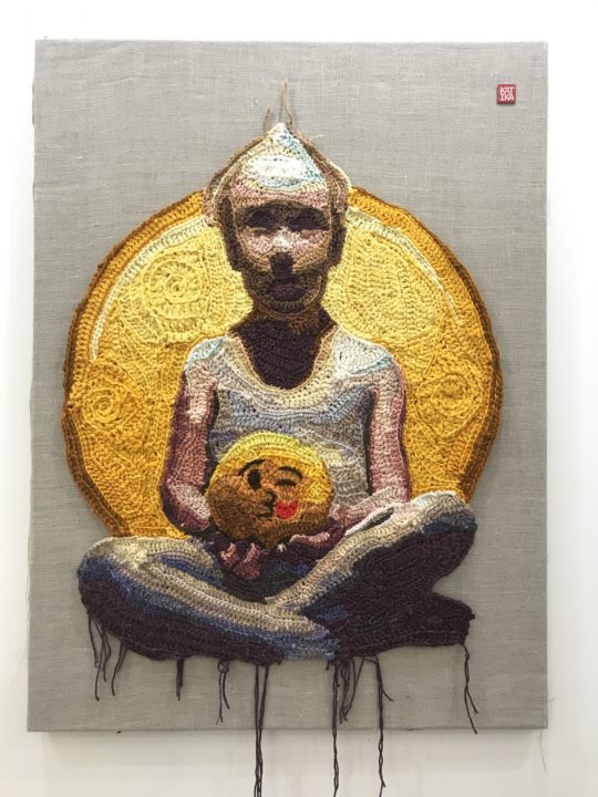 Katika: Emoji of Sofi, 2020, 90 x 70cm, wool