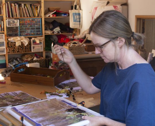 Nicole O'Loughlin in her studio