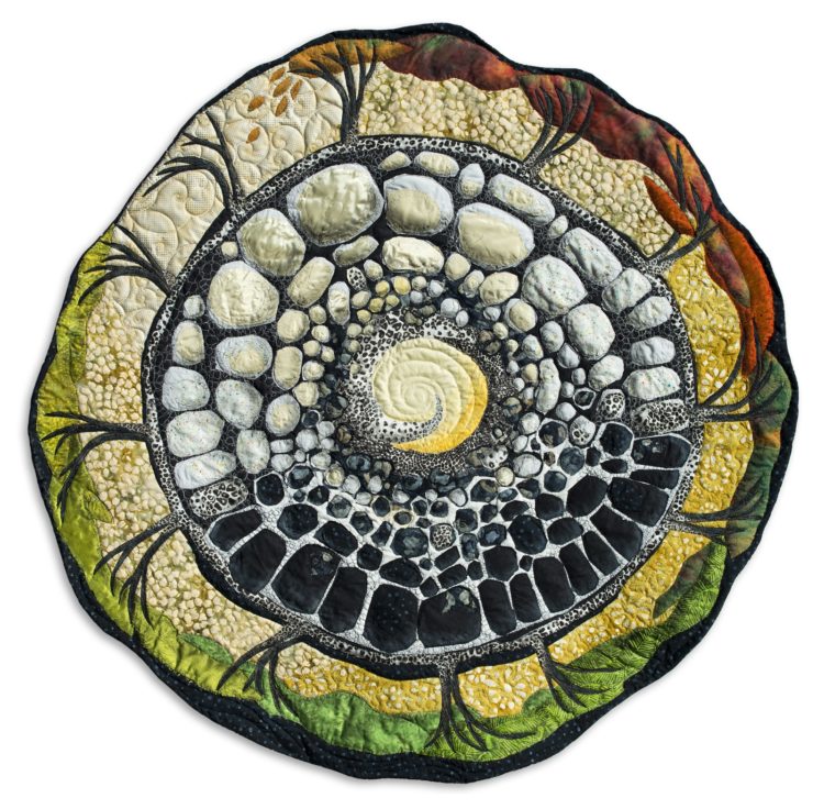 Lorraine Roy, Seasons, from Woven Woods: A Journey through the Forest Floor, 2015. 117cm (46”) diameter.