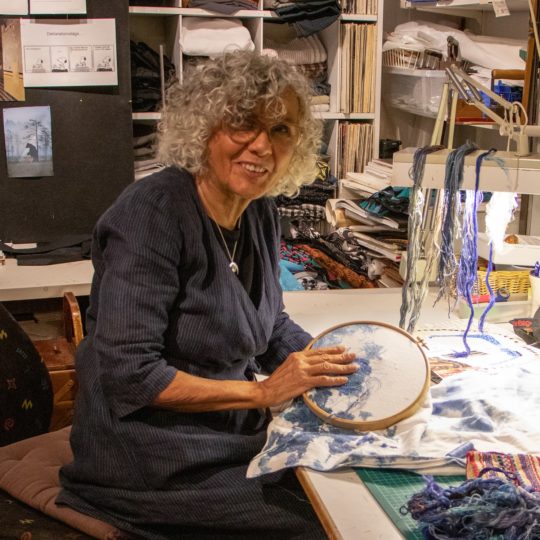 Henriette Ousbäck in her atelier.