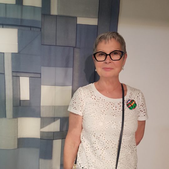 Maryse Allard at the Chojun Textile & Quilt Art Museum (Seoul, Korea)