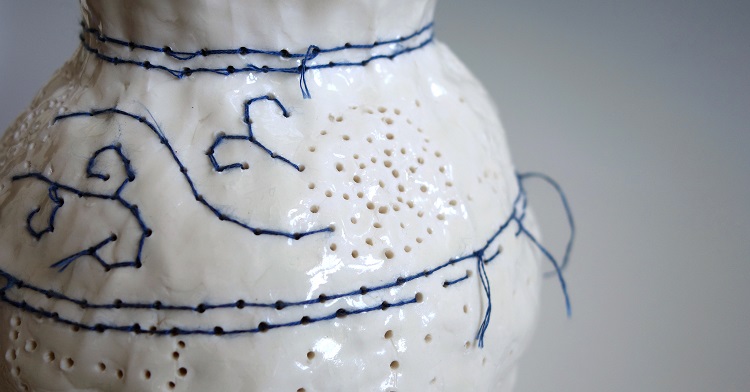 Caroline Harrius: Firing clay the textile way